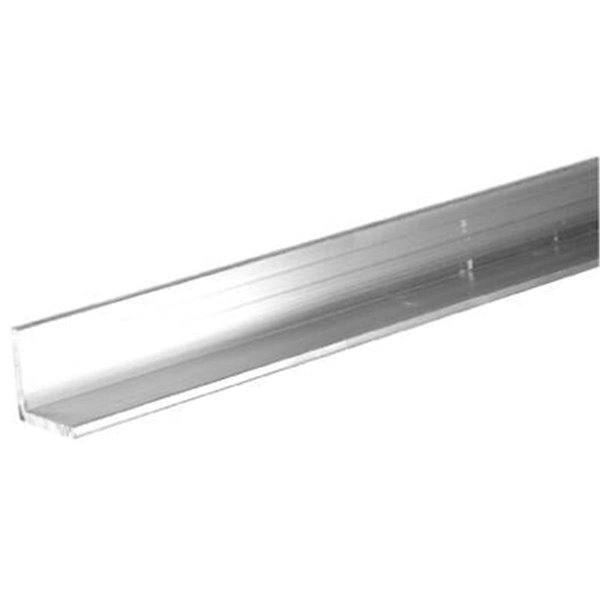 Steelworks 11348 0.06 x 0.75 x 48 in. Aluminum Angle 134543